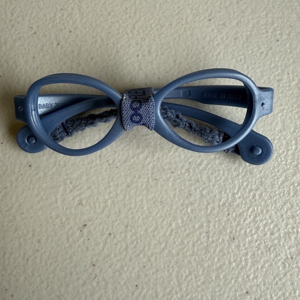 MIRAFLEX‎ Baby Zero Blue Frames Eyeglasses 31-15 Sample Made In Italy